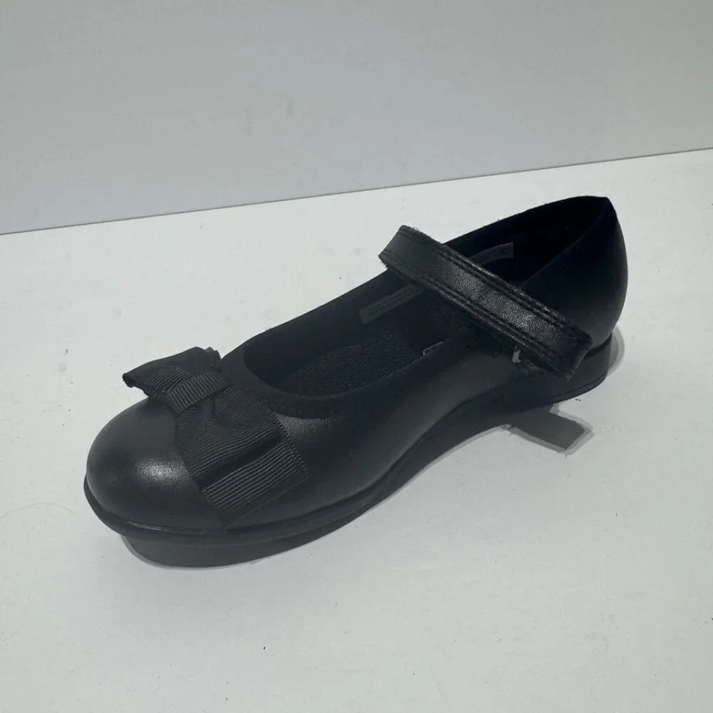 Clark’s Girls Scala Tap Flats Black Size 11 M Big Kid
